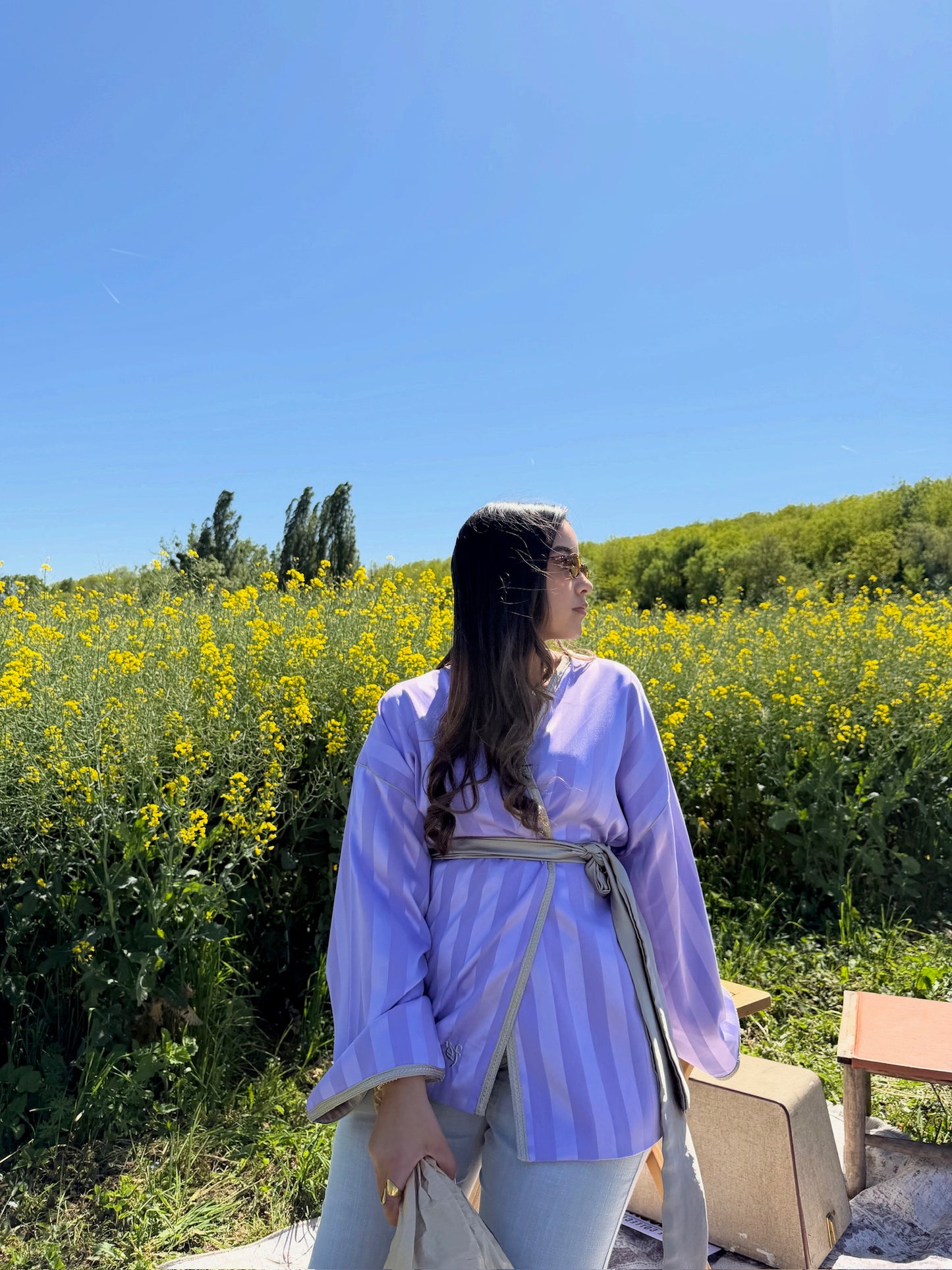 Veste johara violette