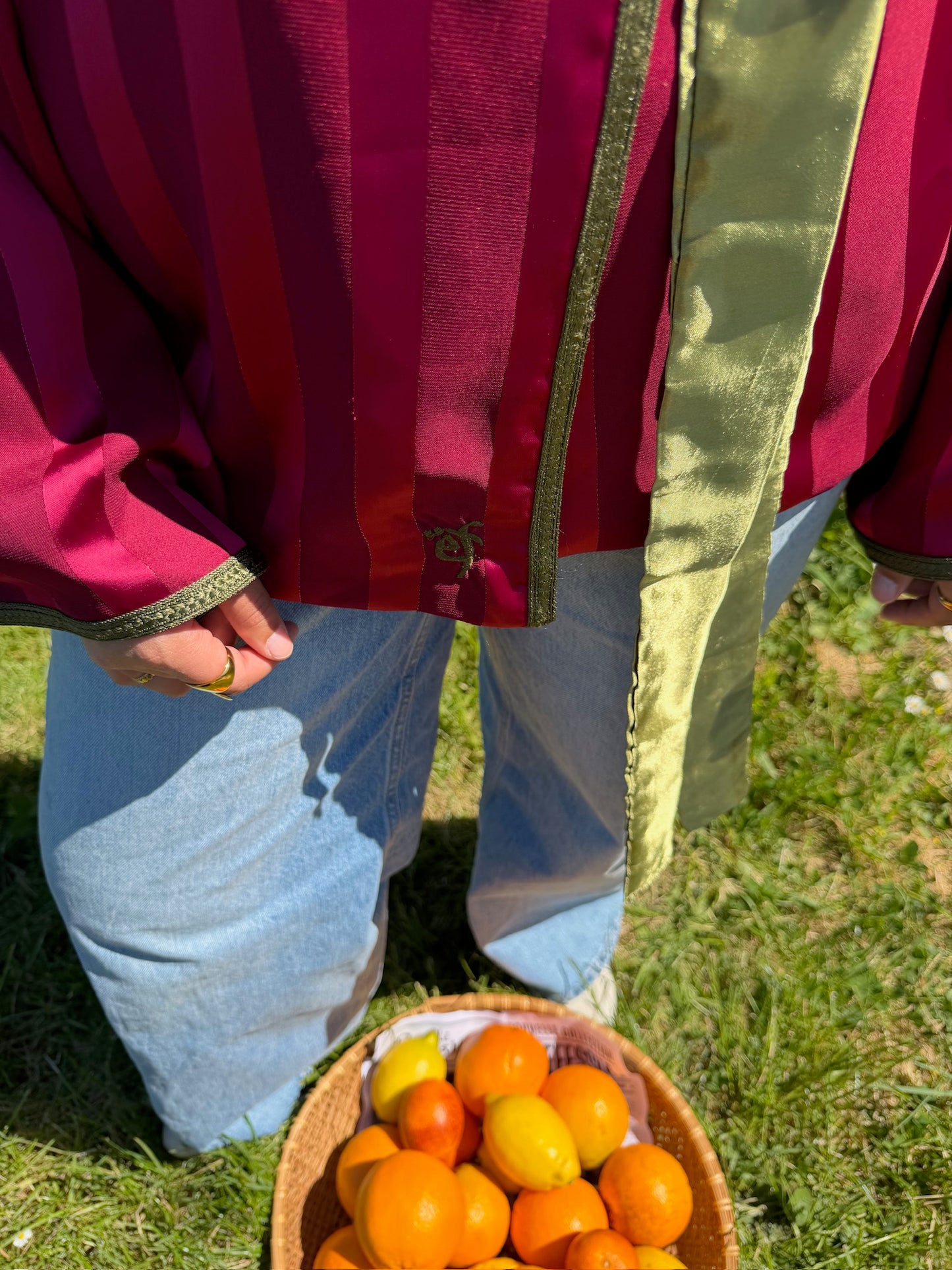 Veste johara bordeaux